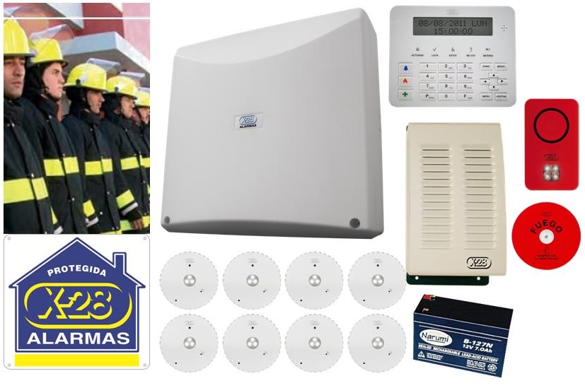 Kit Alarma Casa X28 16 Zonas