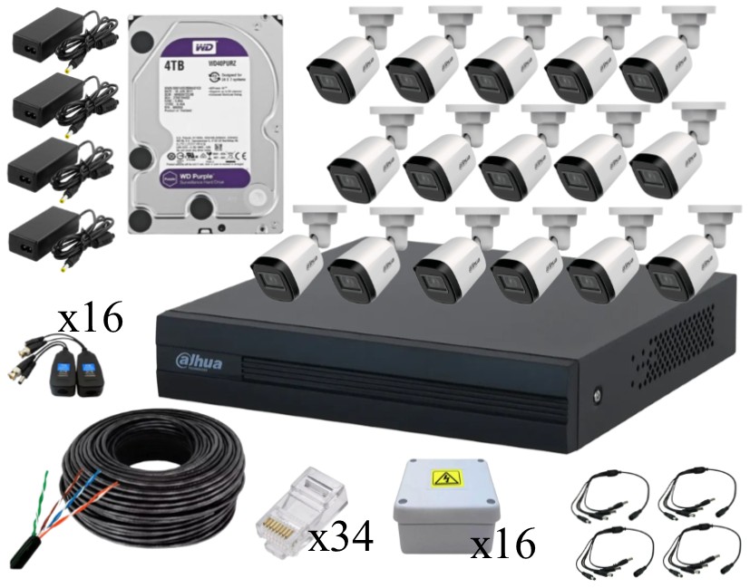 DVR 16 con 16 camaras DVR 16 con 16 camaras