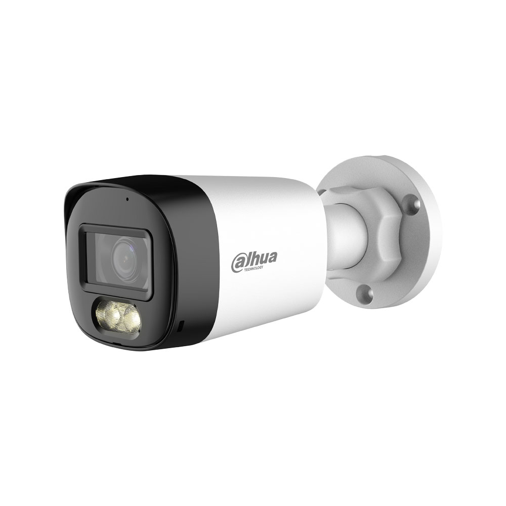 Cámara HDCVI Bullet Exterior 5Mpx - ILUMINACION DUAL (INFRARROJO + FULL-COLOR 20MTS) - ENCENDIDO DE LUZ TIPO REFLECTOR ANTE DETECCION DE FIGURA HUMANA