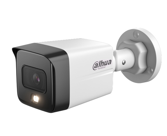 Cámara IP Bullet 2Mpx H.265 - ILUMINACION DUAL - IR + FULL-COLOR - PoE CON MICROFONO - SLOT P/ MICRO SD DAHUA - DETECCION FIGURA HUMANA