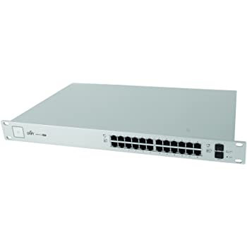 UniFi Switch Pro 24 Layer 3 switch con (24) Gigabit Ethernet y (2) 10G SFP+ Non-POE