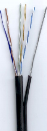 UTP 4P CAT 5E Exterior con portante de acero UTP 4P CAT 5E Exterior con portante de acero